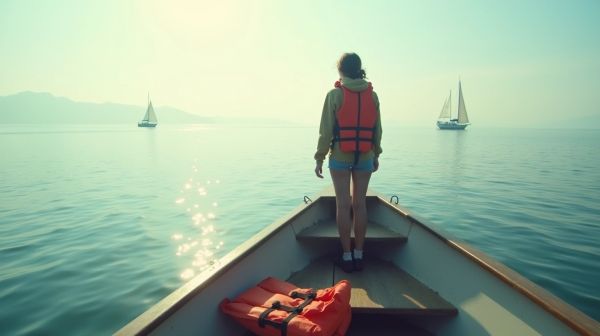 Sicherheitsrisiken ohne zugelassene rettungsweste im boot